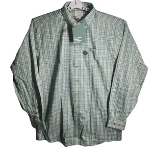 Camisa L.L.Bean Para Hombres XL Alta Hoja de laurel Sarga a Cuadros Abotonada Manga Larga Nueva con Etiquetas - Imagen 1 de 9