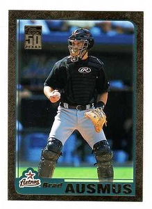 2001 Topps Traded Gold #003 Brad Ausmus Astros BV$5 ####/2001 #3 - Picture 1 of 1