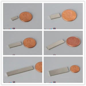 Multiple Size 1/4" Width and 1/16" Thickness Rare Earth Neodymium Flat Magnets - Picture 1 of 6