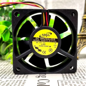 ADDA  AD06012LB-C72GL 6020 12V 0.08A 6CM Cooling Industrial Fan Mute - Picture 1 of 5