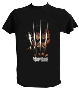T shirt Wolverine Uomo Bambino Supereroi Maglietta Film Cult Hugh Jackman - Imagen 1 de 3