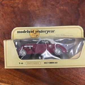 1/35 Matchbox Lesney Models of Yesteryear Y-18 1937 Cord 812 1:35 Model - Picture 1 of 3