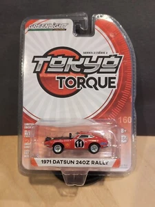 Greenlight 1971 DATSUN 240Z Rally Red & White TOKYO TORQUE Series 2 Limited Ed - Picture 1 of 6