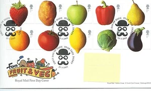 GB - FIRST DAY COVER - FDC - COMMEMS -2003- FRUIT & VEGETABLES - Pmk Pear Tree - Picture 1 of 1