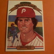 1983 Donruss Diamond Kings STEVE CARLTON Card #16 Philadelphia Phillies NM