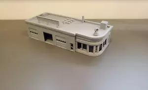 Negozio di riparazione auto edificio scala N 1:160 - Foto 1 di 5