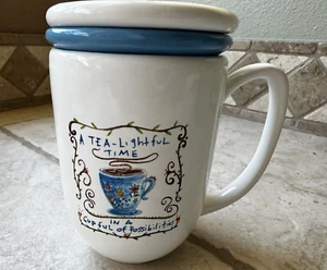 Tea Steeping Mug by Jody Winger - Tea Garden Reflections -NWOB - Free Ship - Picture 1 of 6