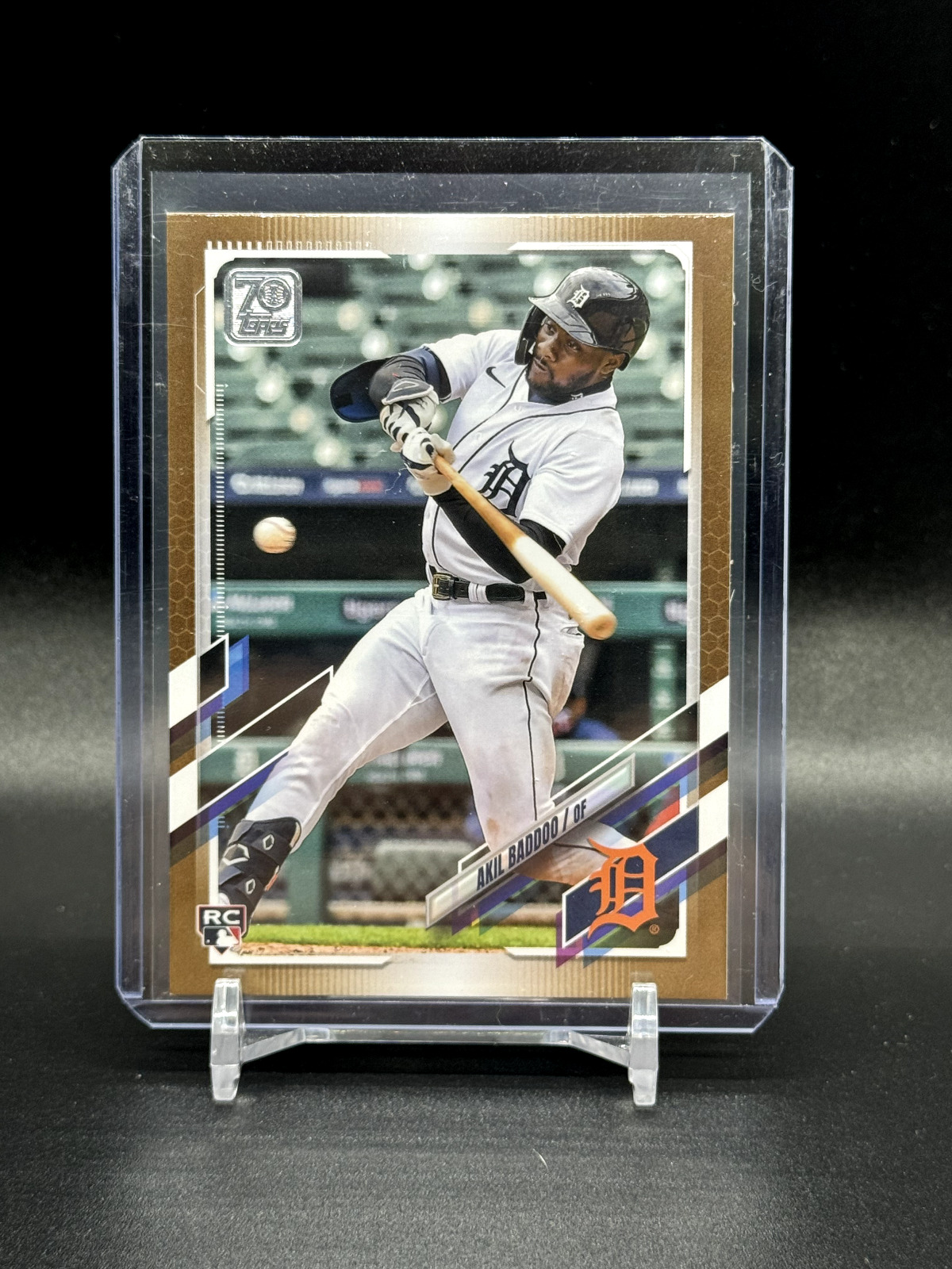 2021 Topps Update Akil Baddoo Gold Parallel /2021 Rookie RC #US196 Tigers SP