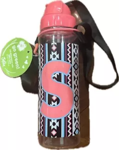 Justice for Girls Boho Initial "S" Waterbottle~NWT~Back to School! - Picture 1 of 2