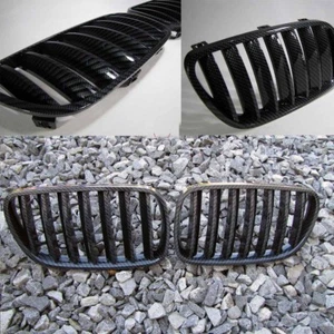 REJILLA RIÑONERA CON ASPECTO CARBONO adecuada para BMW E83 X3 a partir de septiembre 06 - 2010  - Imagen 1 de 5