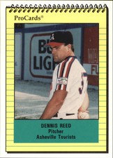 1991 Asheville Tourists ProCards #568 Dennis Reed