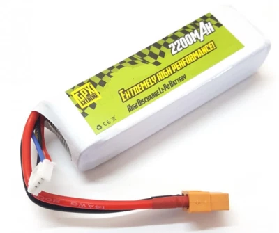 Batteria LiPo | 2s | 7,4V | 2200 mAh | 25C | GPX Extreme | XT60 Adattatore Deans - Image 1 of 2