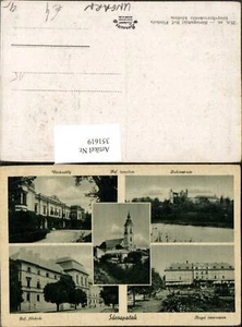 351619,Sarospatak Varkastely Föiskola Kirche Schule Mehrbildkarte - Picture 1 of 1