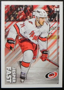 2022-23 22/23 TOPPS NHL Stickers #93 Jesper Fast Carolina Hurricanes - Picture 1 of 2
