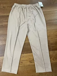 Pantalones Elásticos Haband Pull On Vintage Talla 18P Beige #A93 - Imagen 1 de 9