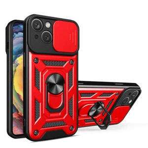 Reiko Kickstand Ring Holder with Slide Camera Cover TPU Magnetic Car Mount for A - Picture 1 of 4