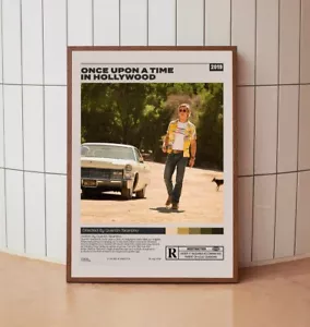 Once Upon a Time in Hollywood, Quentin Tarantino Poster No Frame, Movie Poster - Picture 1 of 5