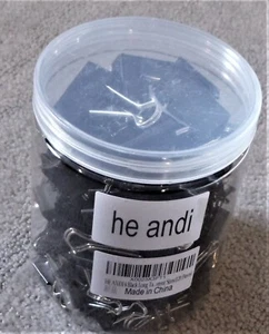 he andi 6 Sizes - 120Pcs Metal Binder Clips File Paper Clip - Black - Picture 1 of 4