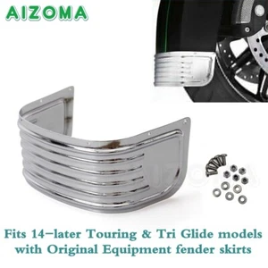 Falda de guardabarros delantero de acero para modelos Harley Touring ultra clásico triple deslizamiento, etc. - Imagen 1 de 7