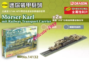 Dragon 14132 1/144 scale morser karl mit Railway Transport Carrier 2020 new - Picture 1 of 1