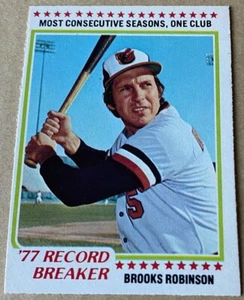 1978 O-PEE-CHEE Record Breaker Card #239 BROOKS ROBINSON HOF NM-MT Condition - Picture 1 of 2