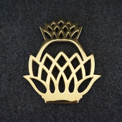 Virginia Metalcrafters Brass Pineapple Trivet 1976 Vintage 10-46 ***READ - Изображение 1 из 4