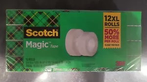 3M Scotch Magic Tape, 12-count - Picture 1 of 5