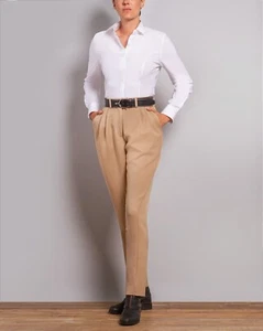 Women's white button down shirt long sleeve - Picture 1 of 12