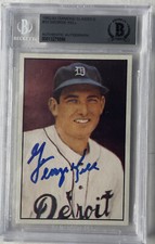 George Kell Signed Autographed 1982-83 Diamond Classics Card. Beckett.