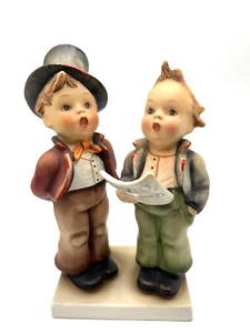 "Duet" Goebel Hummel 6"  Figurine #130 TMK2 Two Boys Singing VINTAGE - Picture 1 of 11