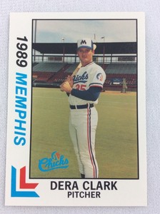 1989 Memphis Chicks-Southern League-BEST Baseball Card-Dera Clark