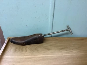 Antique Wood Shoe Form Stretcher Cobbler. good condition and working 15" - Picture 1 of 1