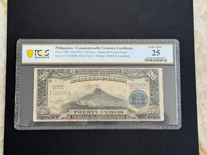 1944 Twenty Pesos PCGS VF25 Philippines Treasury Note Series 66 Victory #98b - Picture 1 of 2