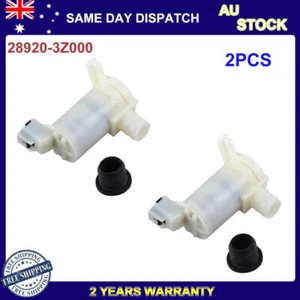 2X Windscreen Washer Pump Wiper Motor for NISSAN PATROL GU Y61 1997 - 2004 - Picture 1 of 9