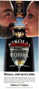 Vintage ADVERT for NIKOLAI 80 Proof Premier Vodka Original 1979 Print Ad 722G - Picture 1 of 1