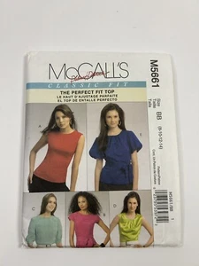 McCALL'S #M5661 - DAMEN PALMER/PLETSCH KLASSISCH - PERFEKTE PASSFORM TOP MUSTER 8-14 FF - Bild 1 von 2