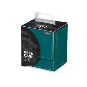 6 BCW Teal With White Stitch LX Deck Cases - Picture 1 of 2