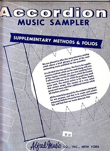 Accordion Music Sampler Alfred Music Methods & Folios Product Catalog 1955 - Picture 1 of 2