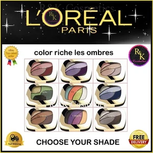 L'Oreal Paris Color Riche Les Ombres Quad Eyeshadow - Picture 1 of 15