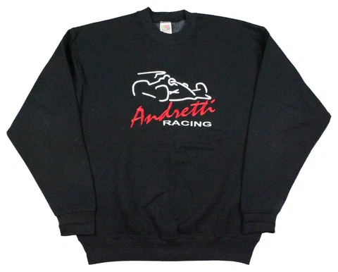 Vintage Andretti Racing Embroidered Pullover Crewneck Sweatshirt Size XL Cover