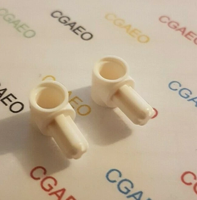 2 X Lego 22961 Technic Axle and Pin Connector Hub with 1 Axle BLACK