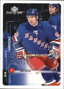 1998-99 Upper Deck MVP Rangers Hockey Card #218 Wayne Gretzky CL
