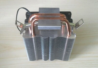 Intel e AMD AM2 AM3 AM4 AM5 cpu cooler dissipatore copper pipes 125x92 LED RGB - Immagine 1 di 2