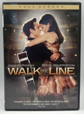 Walk The Line DVD Full-Screen Joaquin Phoenix Reese Witherspoon 2005 - Image 1 of 3