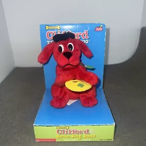 Clifford The Red Big Dog Plush Artist Bean Bag Pals Scholastic PBS Kids NEW - Picture 1 of 4