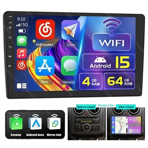 Doppel DIN Apple Carplay Android 15.0 Autoradio Radio GPS WIFI 7" Touchscreen - Bild 1 von 12