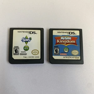 Nintendo DS Spielekartons - Meine Sims 3 & My Sims Kingdom - getestet & funktionsfähig - Bild 1 von 4