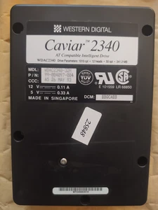 Western Digital Caviar 2340 Hard Drive.  341 Meg IDE -  WDAC2340 - (( TESTED )) - Picture 1 of 5