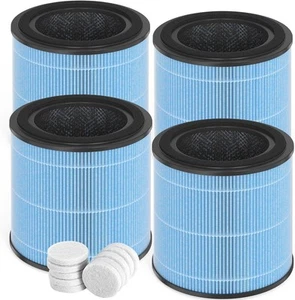 4 Pack True HEPA Replacement Filter Compatible with AIRTOK AP0601 Purifier, Part - Picture 1 of 7