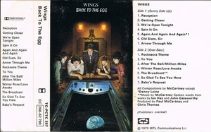 Wings (2) Back To The Egg - Cassette - Imagen 1 de 1